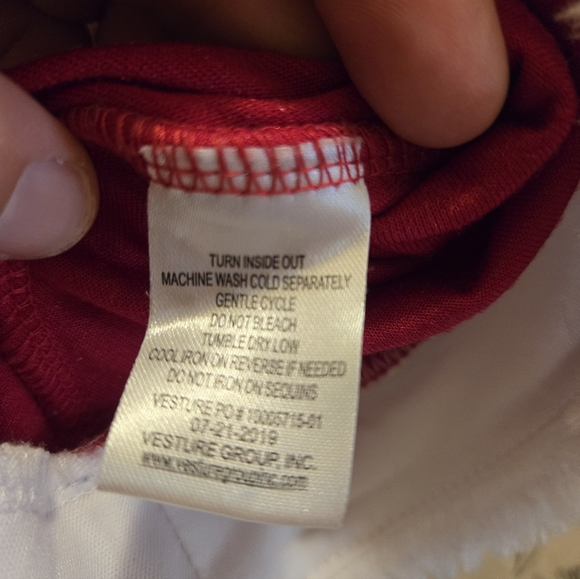 🤶 EUC 2T pink & violet CHRISTMAS DRESS with Bow And Faux Fur Trim - Picture 3 of 7